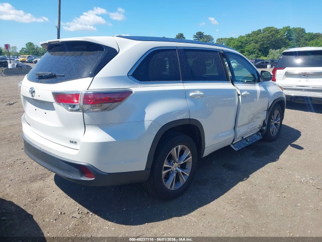 Aukcja sprzedaży 2015 Toyota Highlander Xle V6, vin: 5TDKKRFH8FS103113, numer aukcji: 45237110