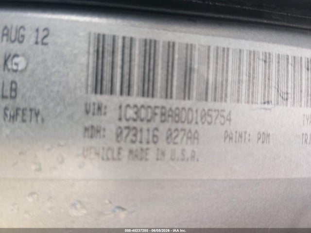 Aukcja sprzedaży 2014 Dodge Dart Sxt, vin: 1C3CDFBBXED770410, numer aukcji: 45237285