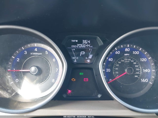 2013 Hyundai Elantra Limited მანქანა იყიდება აუქციონზე, vin: KMHDH4AE1DU517992, აუქციონის ნომერი: 45237709