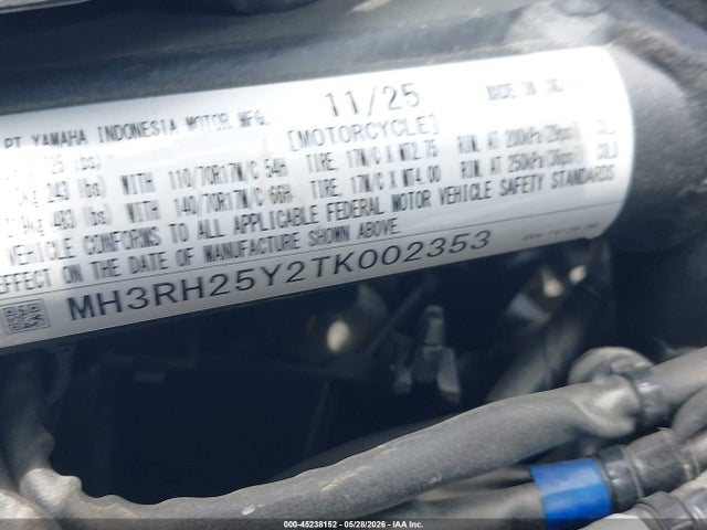 Yamaha Yfz320 Ac 2026 MH3RH25Y2TK002353 Image 10