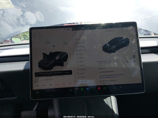 Auction sale of the 2025 Tesla Model 3 Long Range All-wheel Drive, vin: 5YJ3E1EB9SF002879, lot number: 45238173