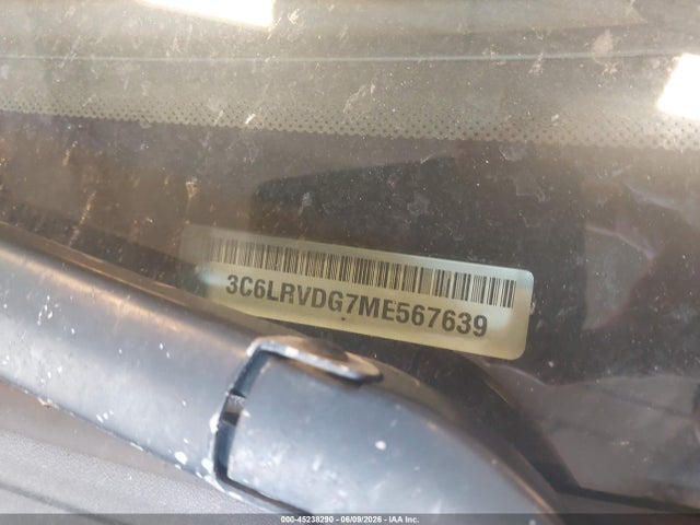 45238290 :رقم المزاد ، 3C6LRVDG7ME567639 vin ، 2021 Ram Promaster 2500 High Roof 159 Wb مزاد بيع