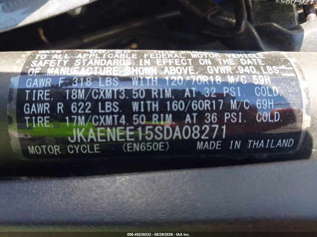 Kawasaki En650 E 2025 JKAENEE15SDA08271 Image 10