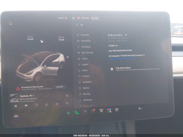 Продажа на аукционе авто 2023 Tesla Model Y, vin: 7SAYGDEEXPA027468, номер лота: 45238344