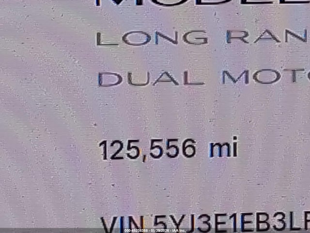 45238358 :رقم المزاد ، 5YJ3E1EB3LF665401 vin ، 2020 Tesla Model 3 Long Range Dual Motor All-wheel Drive مزاد بيع