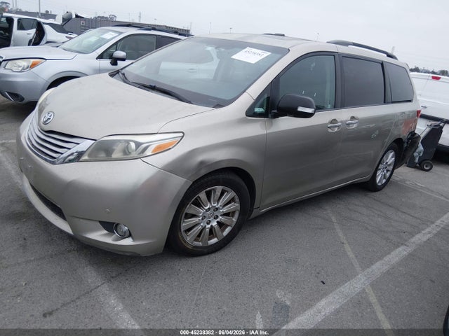 45238382 :رقم المزاد ، 5TDYK3DC9GS719340 vin ، 2016 Toyota Sienna Limited 7 Passenger مزاد بيع
