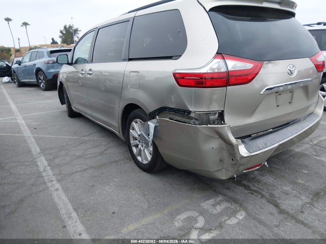 45238382 :رقم المزاد ، 5TDYK3DC9GS719340 vin ، 2016 Toyota Sienna Limited 7 Passenger مزاد بيع