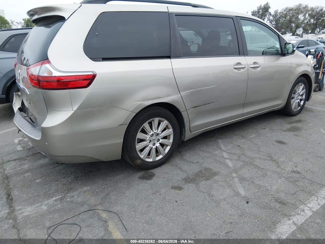 45238382 :رقم المزاد ، 5TDYK3DC9GS719340 vin ، 2016 Toyota Sienna Limited 7 Passenger مزاد بيع