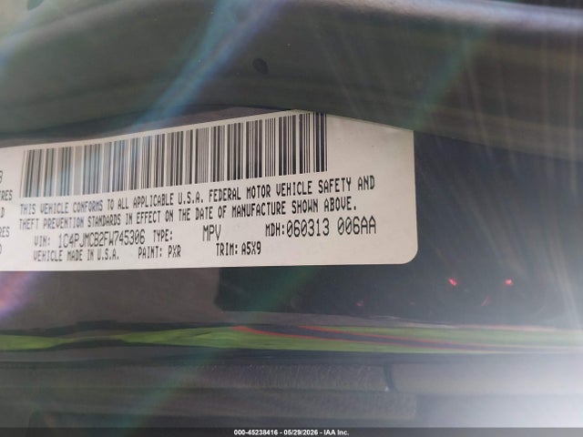 Продажа на аукционе авто 2015 Jeep Cherokee Latitude, vin: 1C4PJMCB2FW745306, номер лота: 45238416