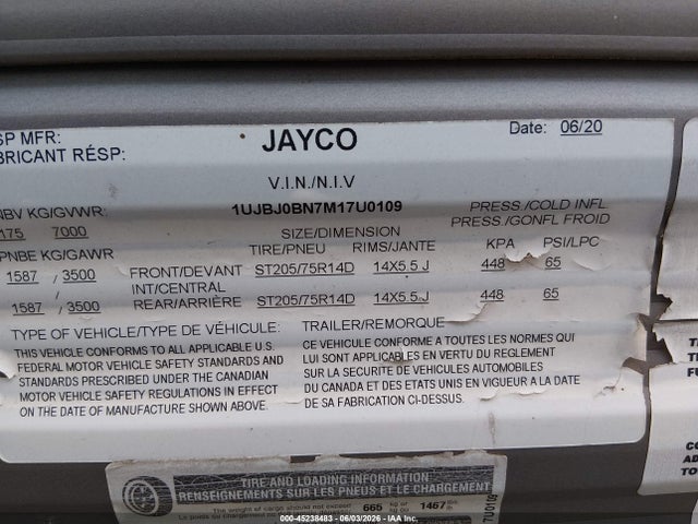 Jayco Jay Flight 2021 1UJBJ0BN7M17U0109 Image 8