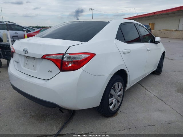 45238500 :رقم المزاد ، 2T1BURHE1GC692349 vin ، 2016 Toyota Corolla Le مزاد بيع
