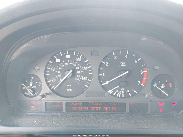 1997 Bmw 540ia მანქანა იყიდება აუქციონზე, vin: WBADE6322VBW52436, აუქციონის ნომერი: 45238552