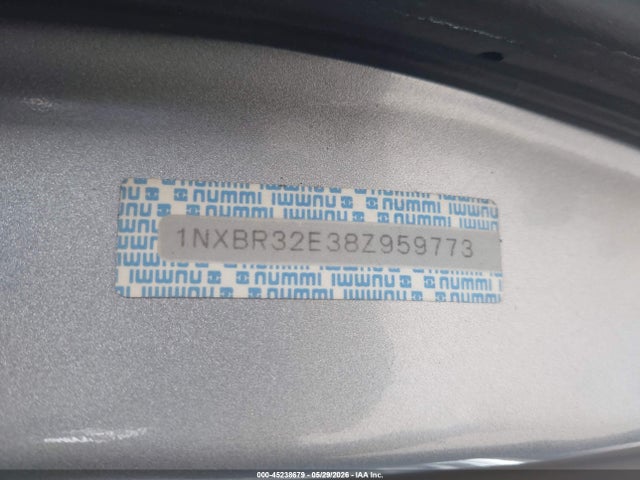 Aukcja sprzedaży 2008 Toyota Corolla Ce, vin: 1NXBR32E38Z959773, numer aukcji: 45238679