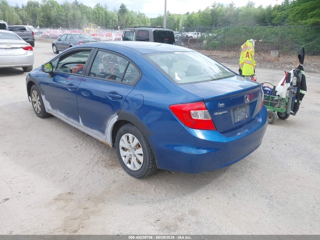 Aukcja sprzedaży 2012 Honda Civic Lx, vin: 2HGFB2F51CH538050, numer aukcji: 45238706