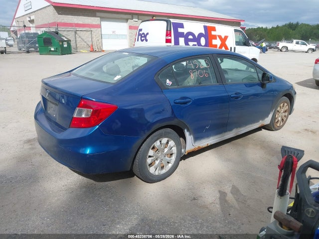 Aukcja sprzedaży 2012 Honda Civic Lx, vin: 2HGFB2F51CH538050, numer aukcji: 45238706