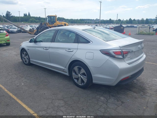 2016 Hyundai Sonata Hybrid Limited მანქანა იყიდება აუქციონზე, vin: KMHE34L10GA020595, აუქციონის ნომერი: 45238757