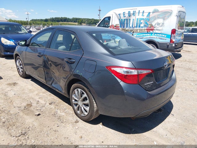 Продажа на аукционе авто 2016 Toyota Corolla Le, vin: 2T1BURHE3GC675049, номер лота: 45238790