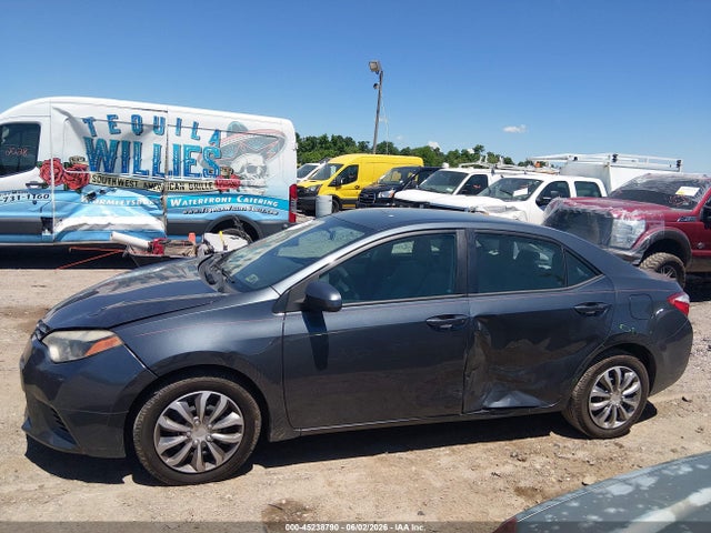 Продажа на аукционе авто 2016 Toyota Corolla Le, vin: 2T1BURHE3GC675049, номер лота: 45238790