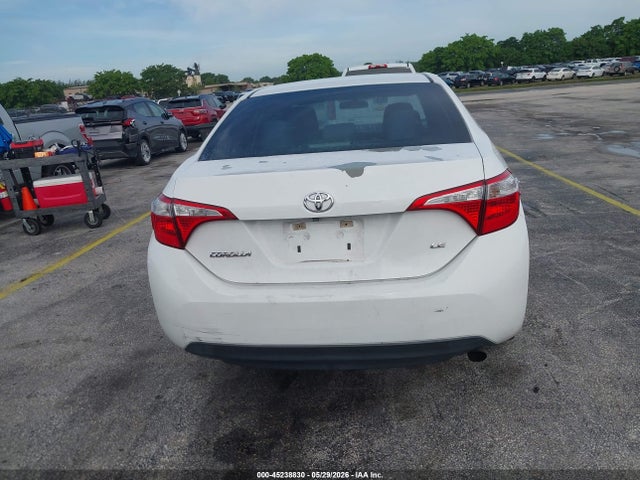 2016 Toyota Corolla Le მანქანა იყიდება აუქციონზე, vin: 5YFBURHE0GP520149, აუქციონის ნომერი: 45238830