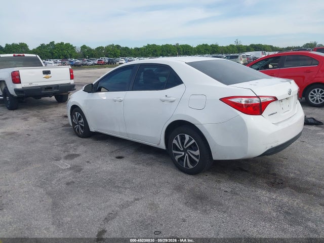 2016 Toyota Corolla Le მანქანა იყიდება აუქციონზე, vin: 5YFBURHE0GP520149, აუქციონის ნომერი: 45238830