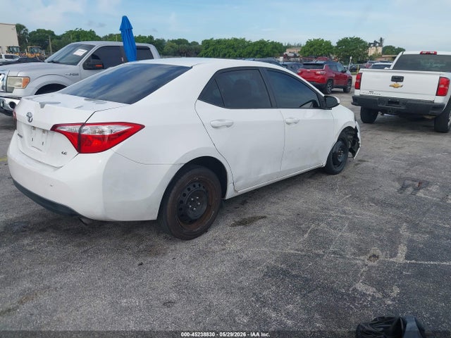 2016 Toyota Corolla Le მანქანა იყიდება აუქციონზე, vin: 5YFBURHE0GP520149, აუქციონის ნომერი: 45238830