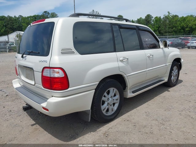 Продажа на аукционе авто 2000 Lexus Lx 470, vin: JT6HT00W3Y0107853, номер лота: 45238982