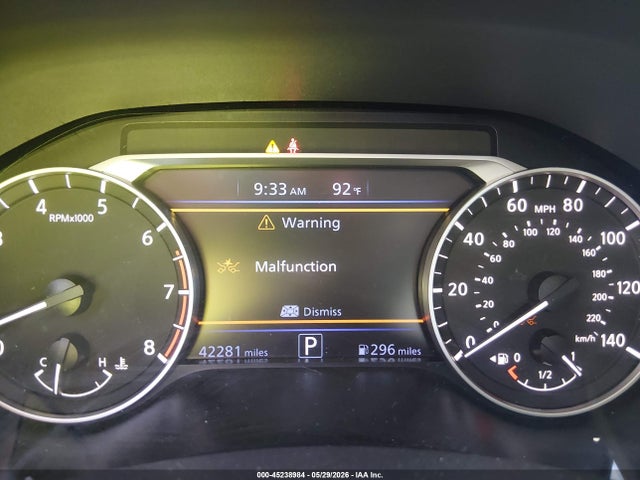 45238984 :رقم المزاد ، 1N4BL4DV3SN310460 vin ، 2025 Nissan Altima Sv Fwd مزاد بيع