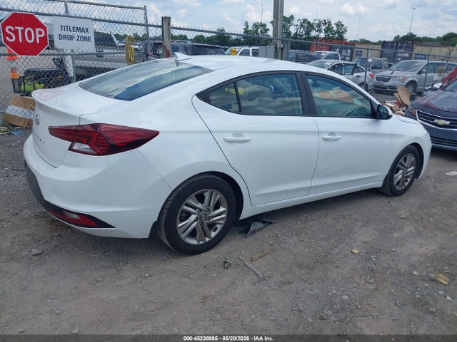 Aukcja sprzedaży 2019 Hyundai Elantra Sel, vin: 5NPD84LF2KH478766, numer aukcji: 45238995