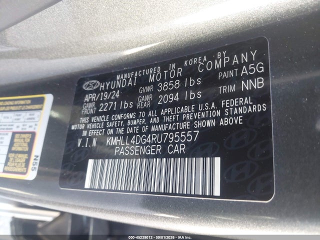 Hyundai ELANTRA SE 2024 KMHLL4DG4RU795557 Image 9