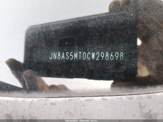 45239025 :رقم المزاد ، JN8AS5MT0CW298698 vin ، 2012 Nissan Rogue Sv W/sl Pkg مزاد بيع