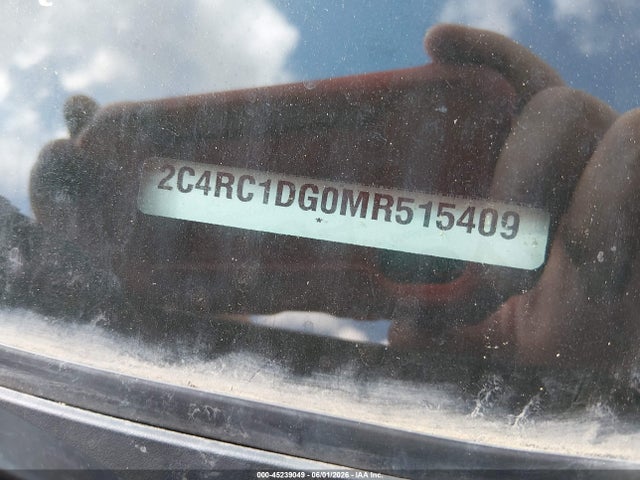 Продаж на аукціоні авто 2021 Chrysler Voyager Lxi, vin: 2C4RC1DG0MR515409, номер лоту: 45239049