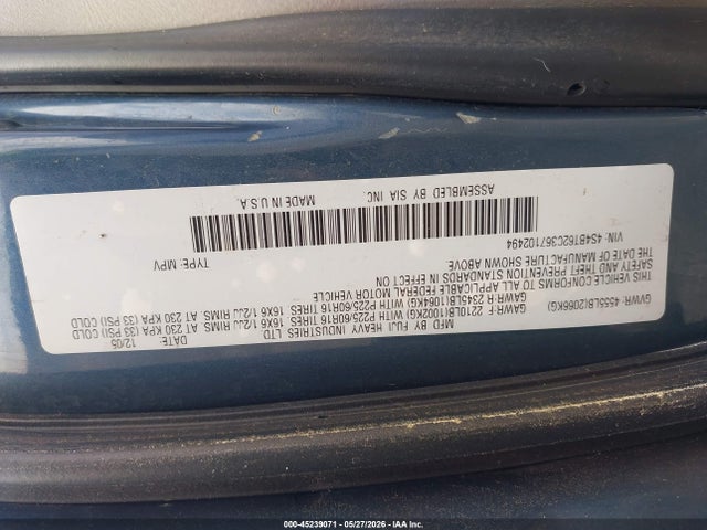 45239071 :رقم المزاد ، 4S4BT62C367102494 vin ، 2006 Subaru Baja Sport مزاد بيع