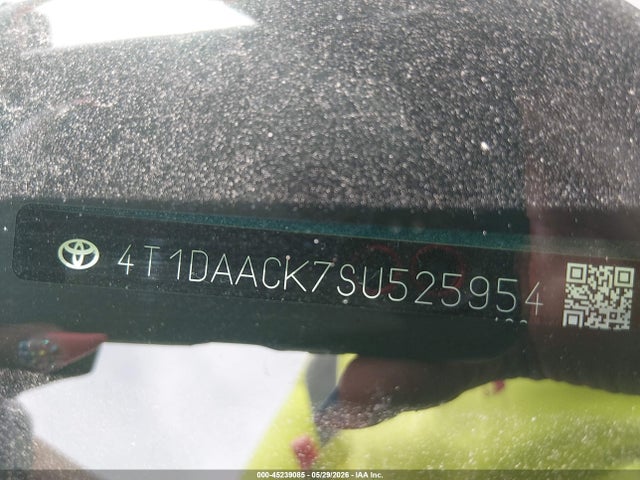 45239085 :رقم المزاد ، 4T1DAACK7SU525954 vin ، 2025 Toyota Camry Se مزاد بيع