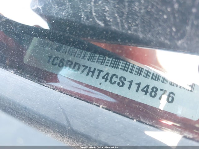 Aukcja sprzedaży 2012 Ram 1500 Sport, vin: 1C6RD7HT4CS114876, numer aukcji: 45239144