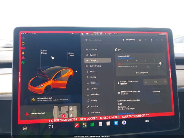 Продажа на аукционе авто 2021 Tesla Model 3 Performance Dual Motor All-wheel Drive, vin: 5YJ3E1EC2MF991779, номер лота: 45239250