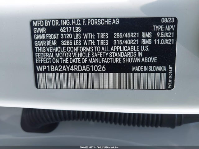Porsche Cayenne Coupe 2024 WP1BA2AY4RDA51026 Image 9