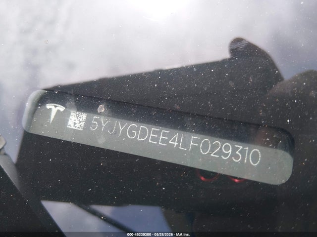 45239380 :رقم المزاد ، 5YJYGDEE4LF029310 vin ، 2020 Tesla Model Y Long Range Dual Motor All-wheel Drive مزاد بيع