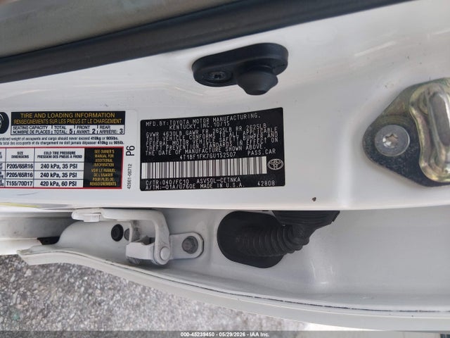 Aukcja sprzedaży 2016 Toyota Camry Le, vin: 4T1BF1FK7GU152507, numer aukcji: 45239450