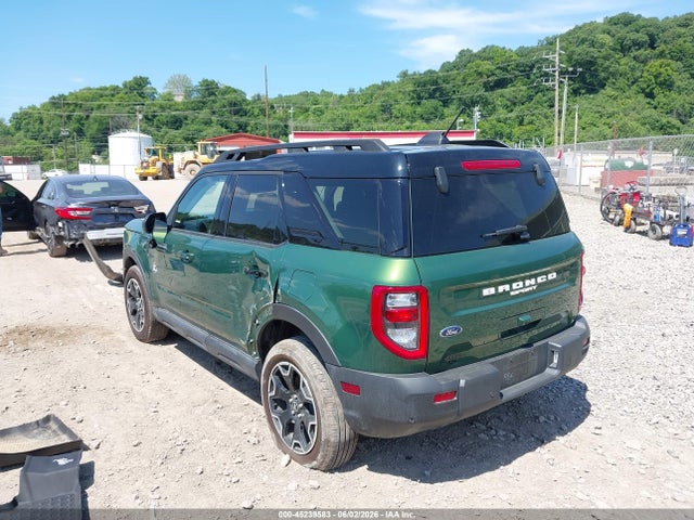 45239583 :رقم المزاد ، 3FMCR9CNXSRE00984 vin ، 2025 Ford Bronco Sport Outer Banks مزاد بيع