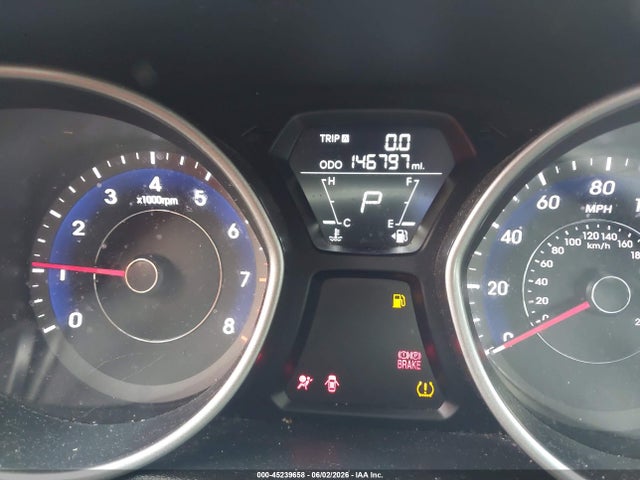 2012 Hyundai Elantra Limited მანქანა იყიდება აუქციონზე, vin: 5NPDH4AEXCH146103, აუქციონის ნომერი: 45239658