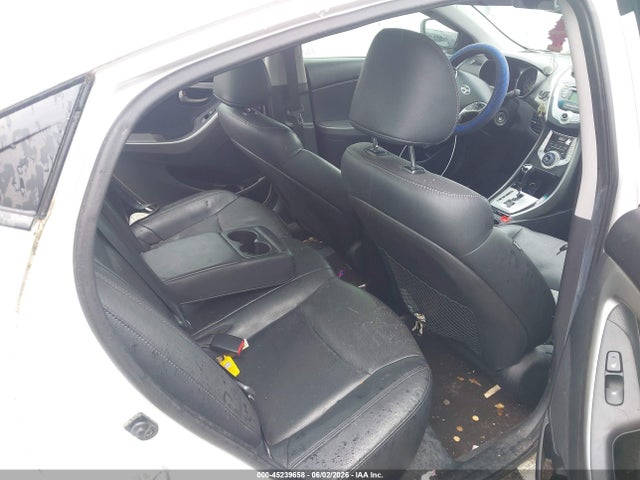 2012 Hyundai Elantra Limited მანქანა იყიდება აუქციონზე, vin: 5NPDH4AEXCH146103, აუქციონის ნომერი: 45239658