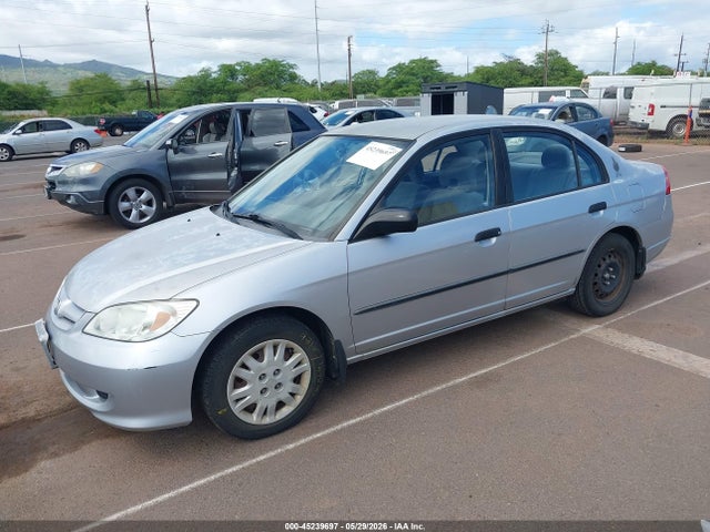 45239697 :رقم المزاد ، 2HGES16385H550509 vin ، 2005 Honda Civic Vp مزاد بيع