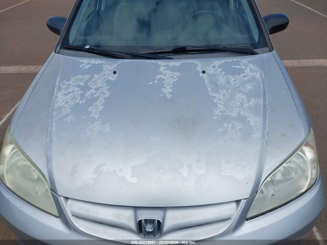 45239697 :رقم المزاد ، 2HGES16385H550509 vin ، 2005 Honda Civic Vp مزاد بيع