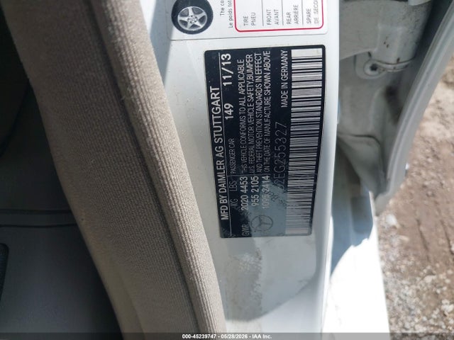 45239747 :رقم المزاد ، WDDGF4HB2EG255327 vin ، 2014 Mercedes-benz C 250 Sport مزاد بيع