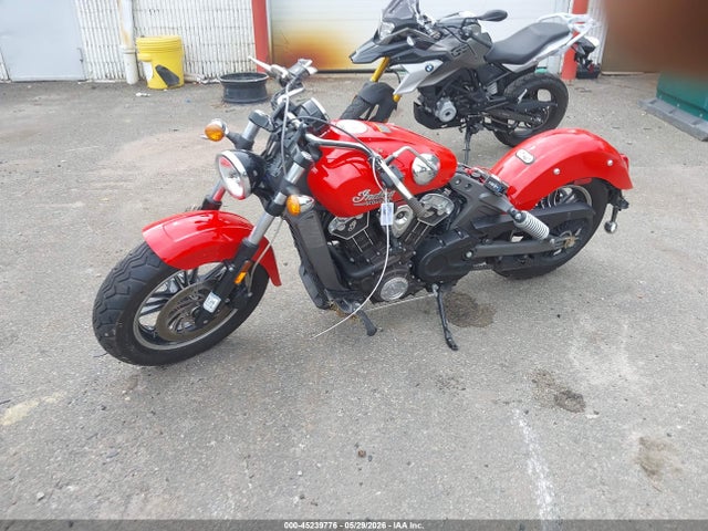 2016 Indian Motorcycle Co. Scout მანქანა იყიდება აუქციონზე, vin: 56KMSB00XG3111584, აუქციონის ნომერი: 45239776