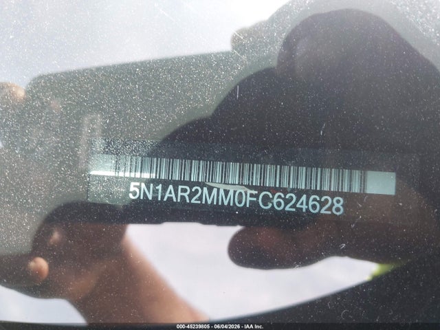 Aukcja sprzedaży 2015 Nissan Pathfinder Platinum, vin: 5N1AR2MM0FC624628, numer aukcji: 45239805