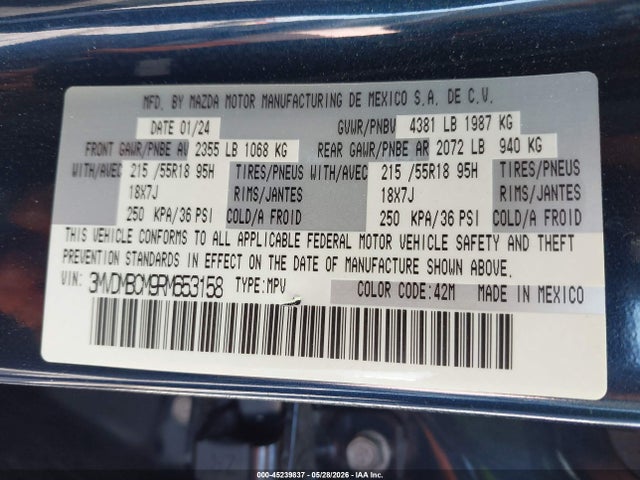 Mazda Cx-30 2.5 S Preferred Package 2024 3MVDMBCM9RM653158 Image 9