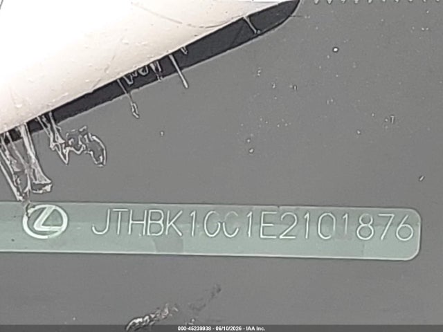 Aukcja sprzedaży 2014 Lexus Es 350, vin: JTHBK1GG1E2101876, numer aukcji: 45239938