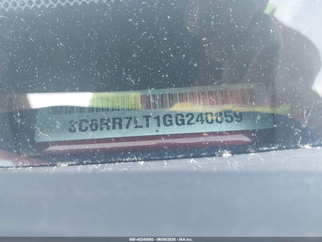 Aukcja sprzedaży 2016 Ram 1500 Big Horn, vin: 3C6RR7LT1GG240859, numer aukcji: 45240060