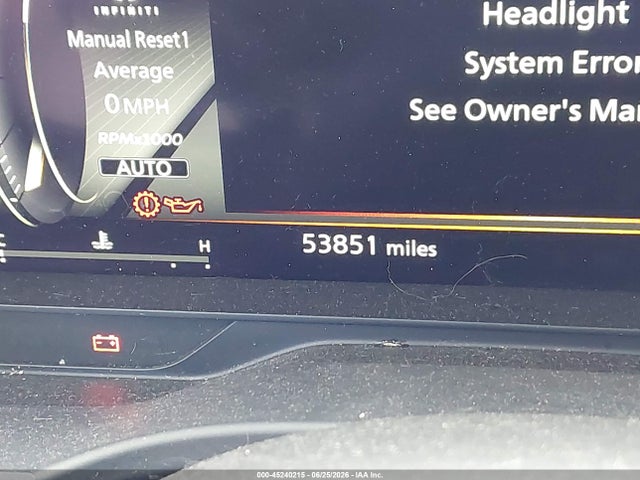 45240215 :رقم المزاد ، 5N1DL1FSXNC331449 vin ، 2022 Infiniti Qx60 Luxe Awd مزاد بيع